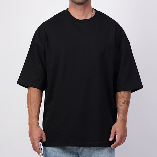 ESSENTIAL OVERSIZED TSHIRT PACK OF 2 - BLACK